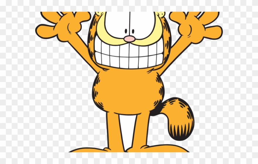 Lasagne Clipart Garfield Cat - Garfield The Cat - Png Download