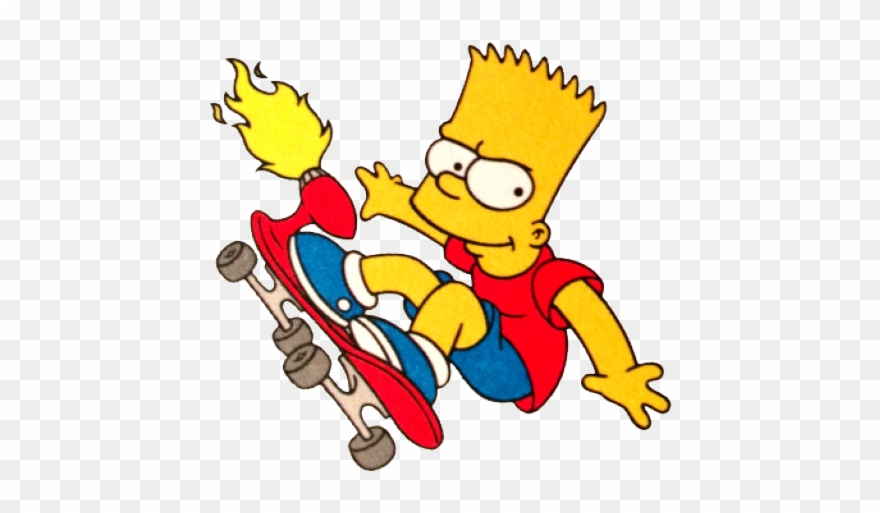 Bart Simpson Clipart Cute - Bart Simpson Gif Png Transparent Png