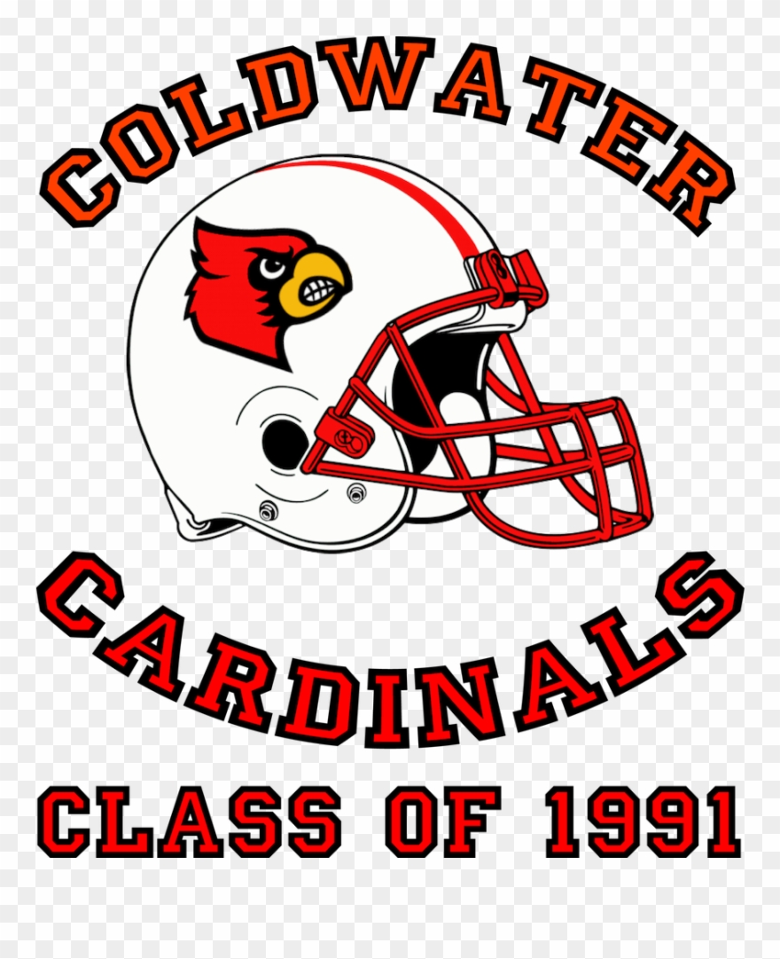 Coldwater Cardinals 1991 Tshirt Design Front By The - Love Ya Blue Houston Oilers Clipart