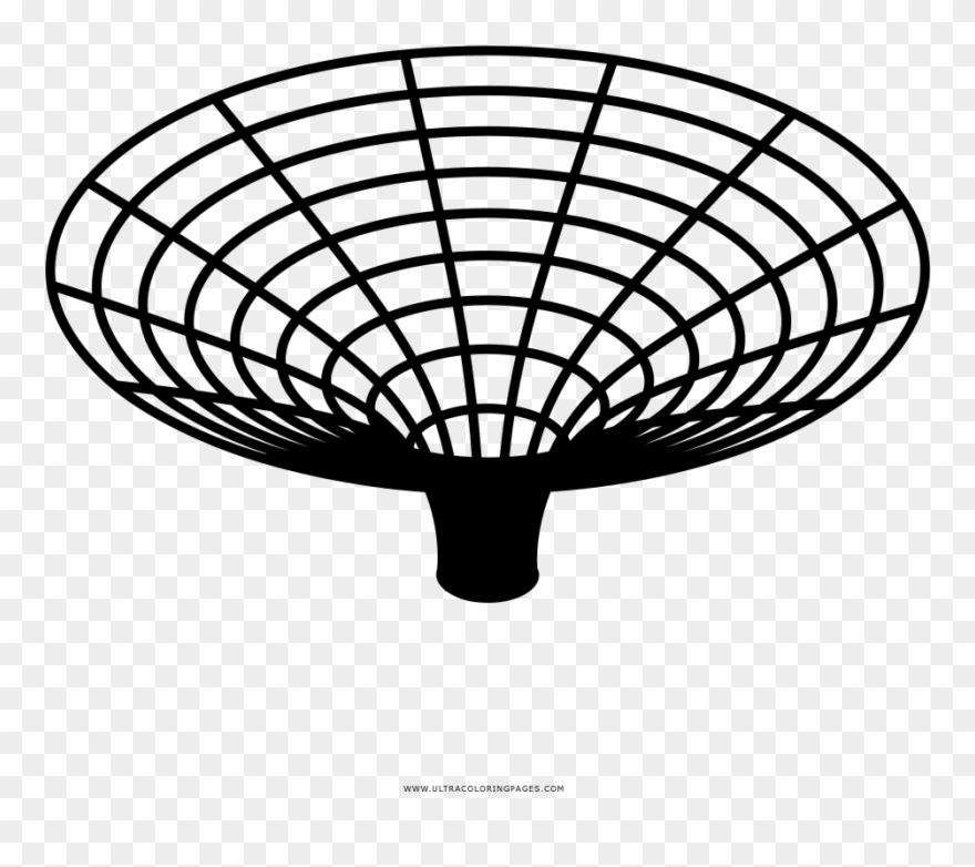 Blackhole Coloring Page - Agujero Negro Para Dibujar Clipart