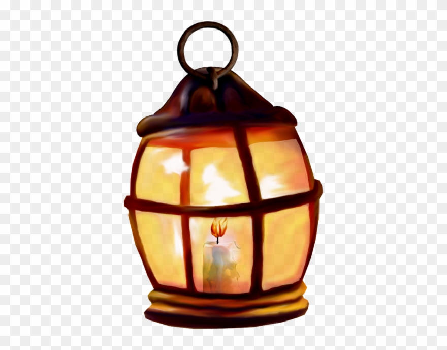 Lighted Lantern Clipart - Png Download