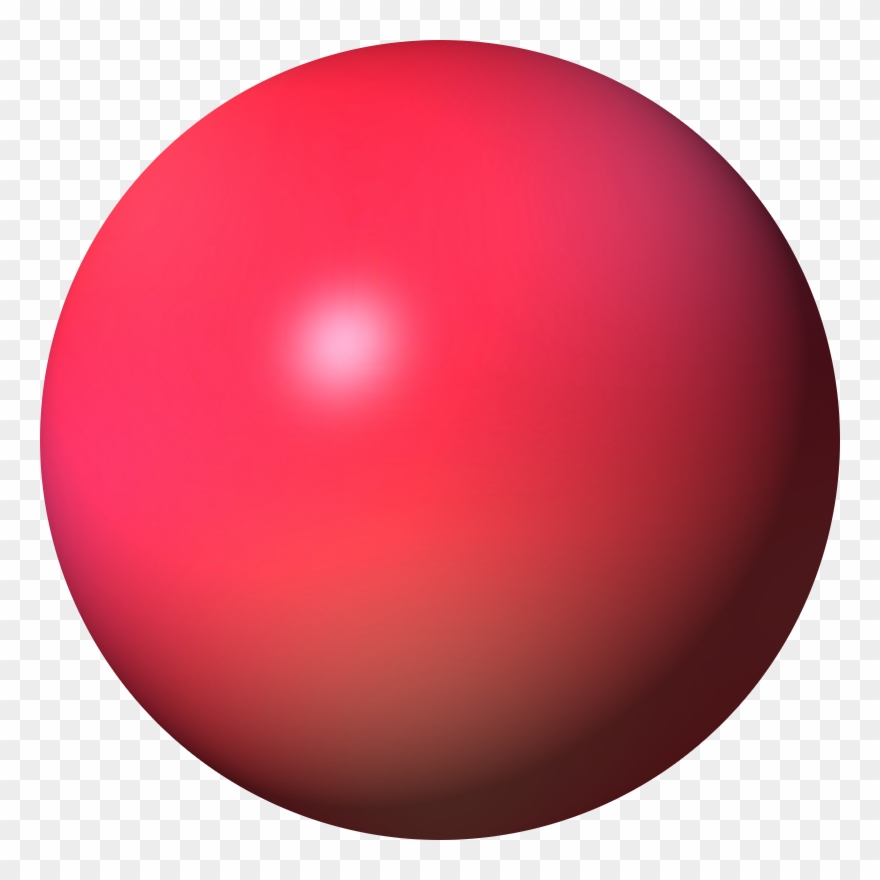 Sphere Clipart Cool - Clipart Red Sphere - Png Download