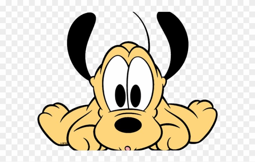 Disney Pluto Clipart Face - Mickey Mouse Drawing Book - Png Download