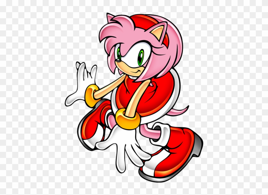 Artwork - Sonic Adventure Amy Png Clipart