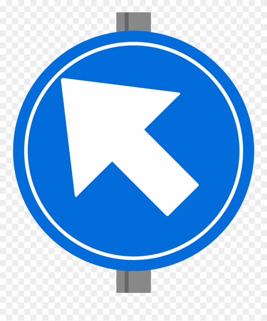 One Way Sign Europe Dutch - Traffic Sign Clipart