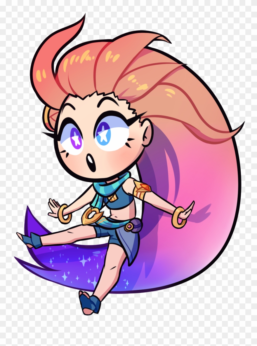 Surprised Star Child By Galactictitty League Of Legends - League Of Legends Zoe Stickers Clipart