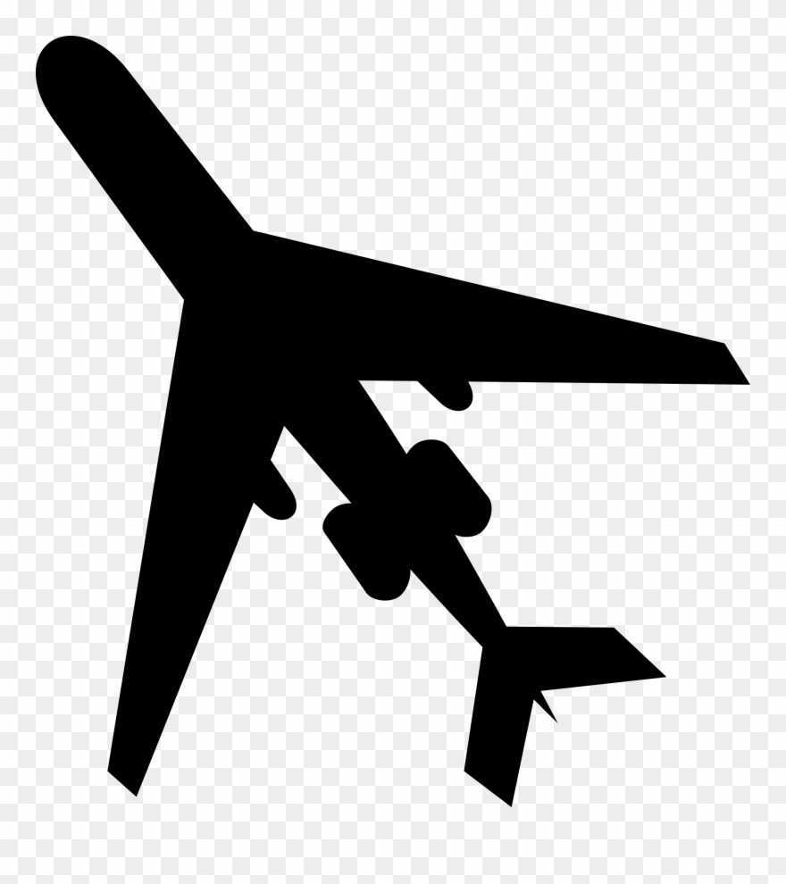 Clipart Of Airline, Aviation And Aerospace - Narrow-body Aircraft - Png Download
