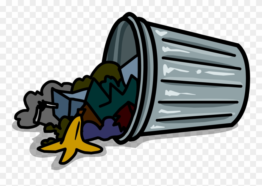 Trashcan Sprite - Club Penguin Trash Can Clipart