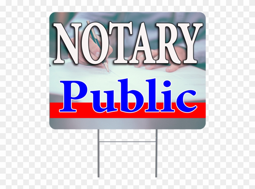 Notary Public - Poster Clipart