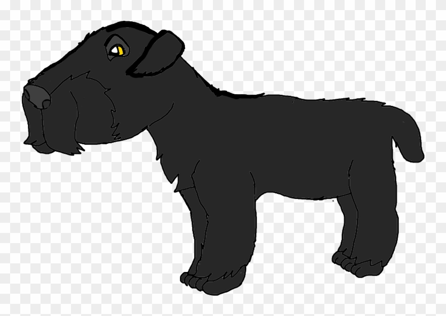 Black Russian Terrier - Dog Clipart
