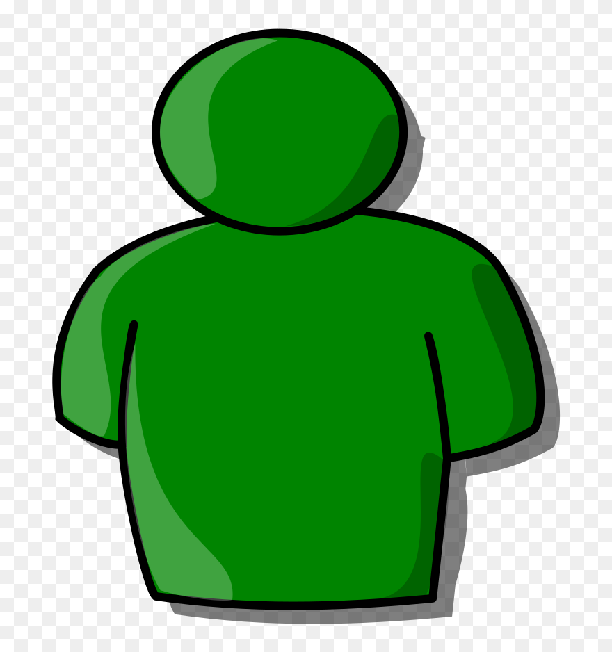 Head, Green, Icon, Outline, Symbol, People, Man, Person - Person Images Clip Art - Png Download