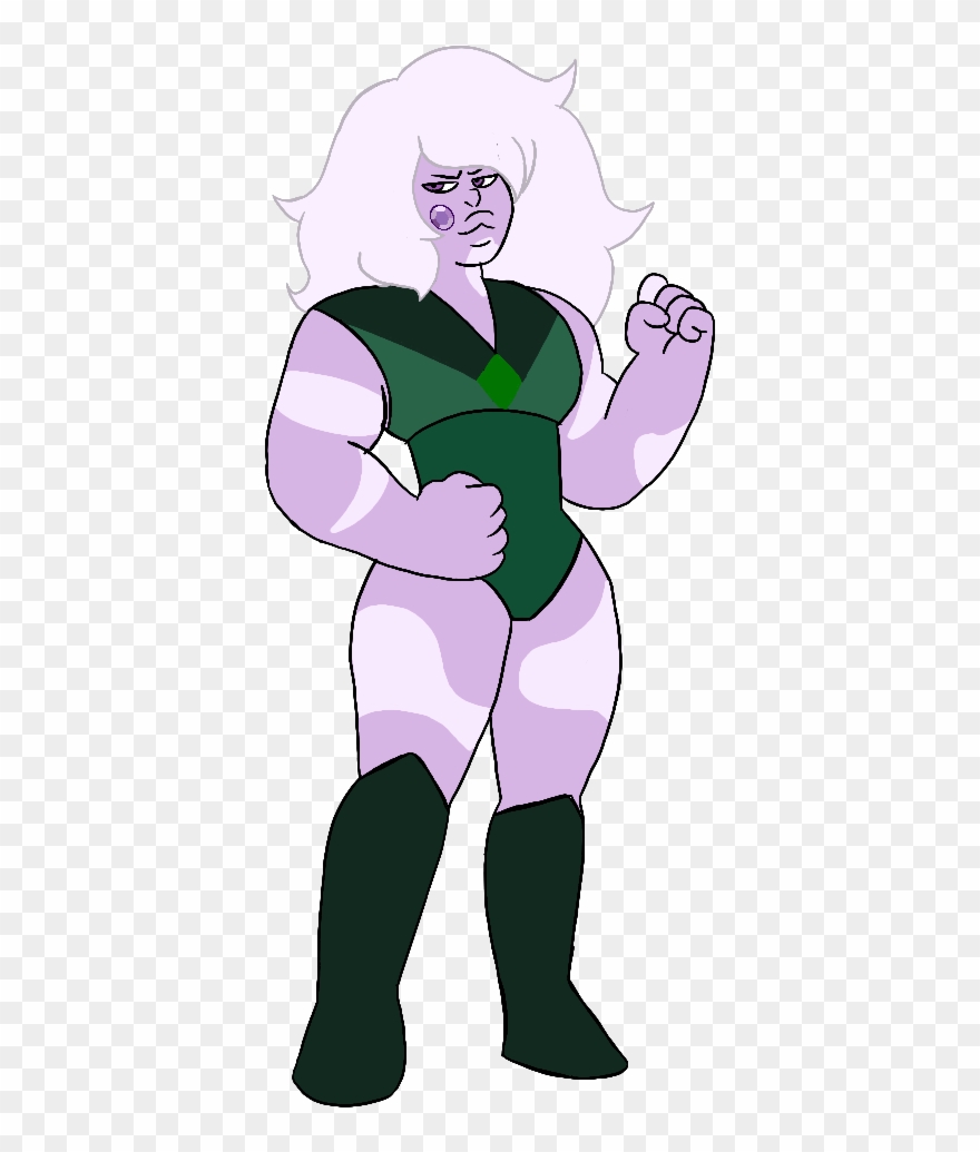 I Moved Her Gem To Her Cheek Since It Looked Too Wierd - Cartoon Clipart