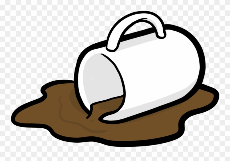 Spilt Cup Of Tea - Spilt Tea Png Clipart