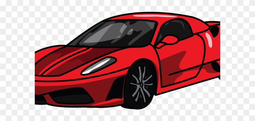 Ferrari Clipart Lamborghini - Sports Car Draw Png Transparent Png