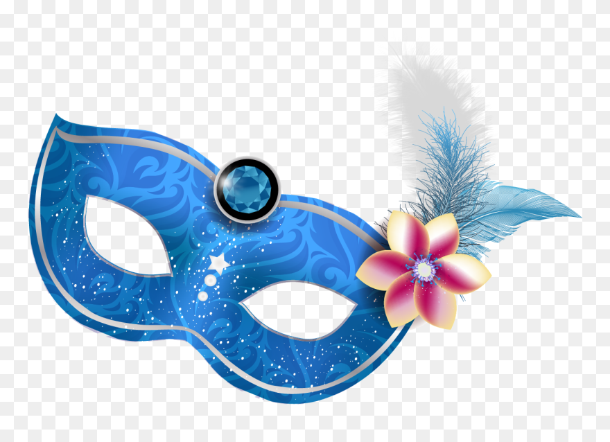 Mascaras Para Baile Vetor Clipart