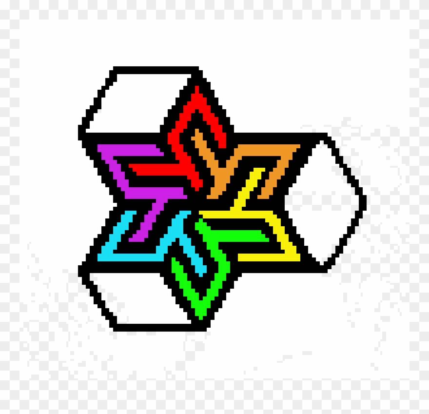 Cubes - Example Of Pixel Art Clipart