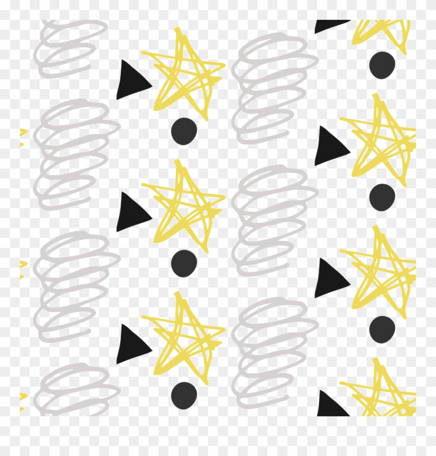 Hand Painted Fresh Star Fill Pictures - Drawing Clipart