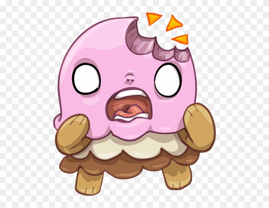 Messenger Ice Cream Emoji - Facebook Ice Cream Sticker Clipart