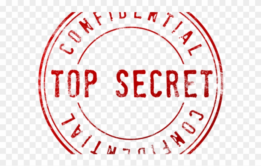 Silence Clipart Confidentiality - Top Secret Png Transparent Png