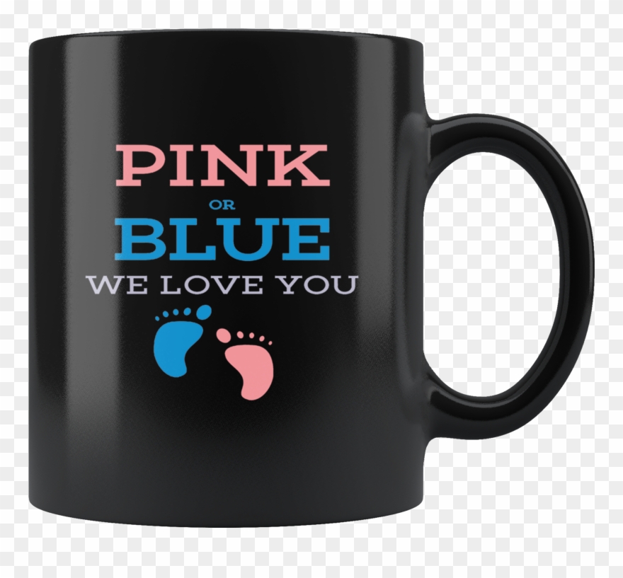 Gender Reveal Baby Mug Clipart