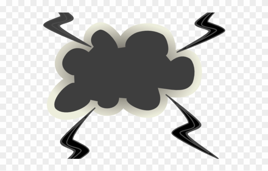 Lightening Clipart Lightning Cloud - Clip Art - Png Download