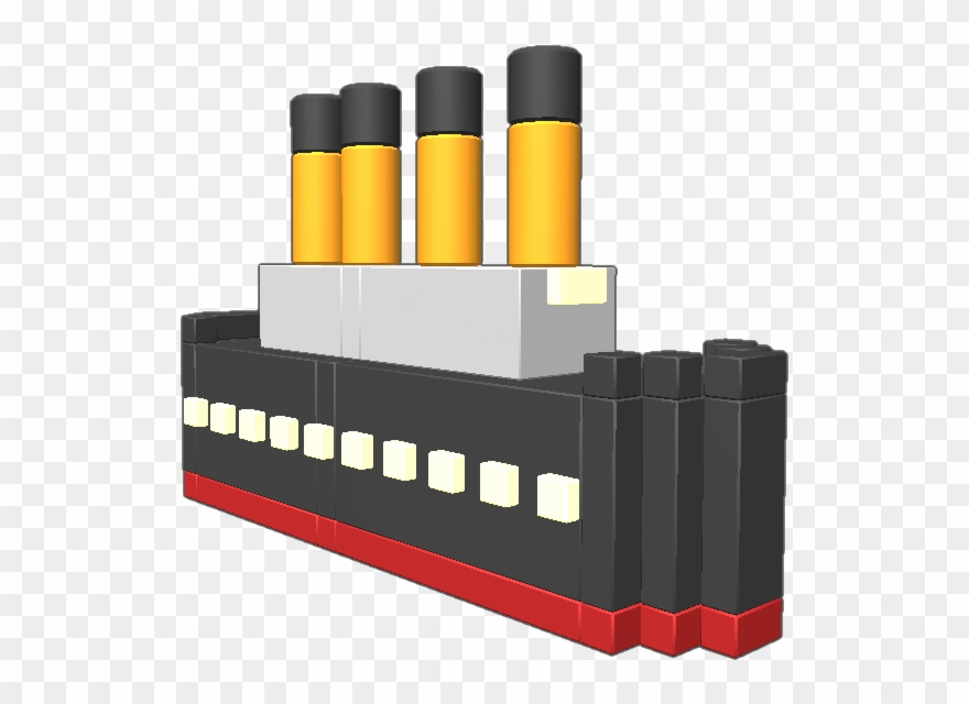 Ah Yes A New Titanic Model Which Has Lights That Go - Bullet Clipart
