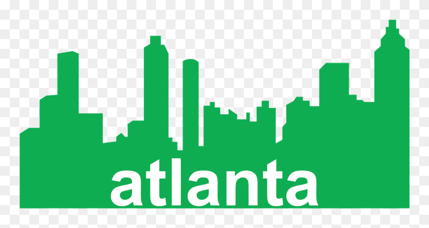 Atlanta Skyline - Atlanta Skyline Silhouette Png Clipart