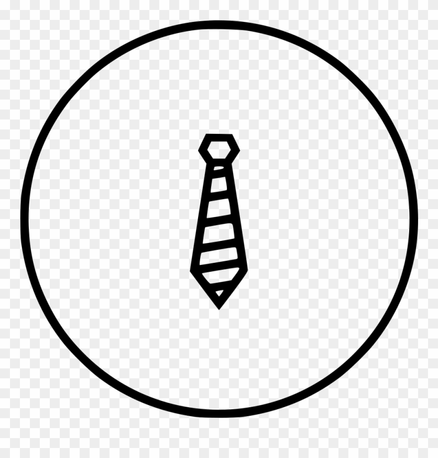 Tie Uniform Wear School Apparel Fashion Comments - Line Art Clipart