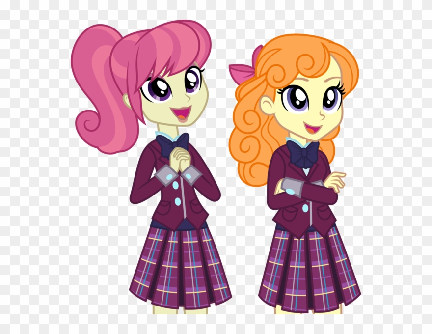 Ambassad0r, Clothes, Crystal Prep Academy Uniform, - Orange Sherbette Mlp Clipart