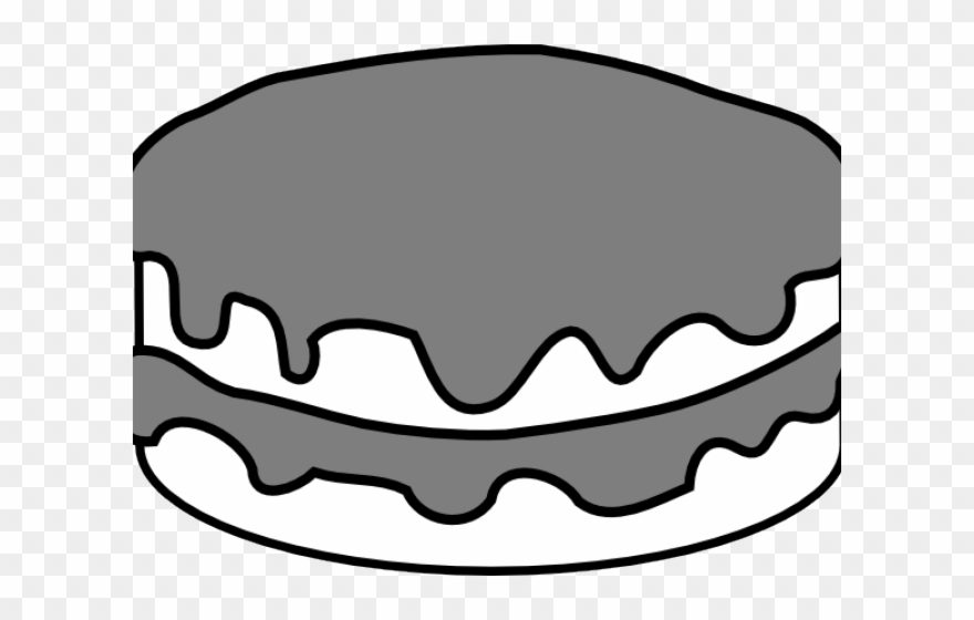 Chocolate Cake Clipart Plain Cake - Cake Clipart No Candles - Png Download