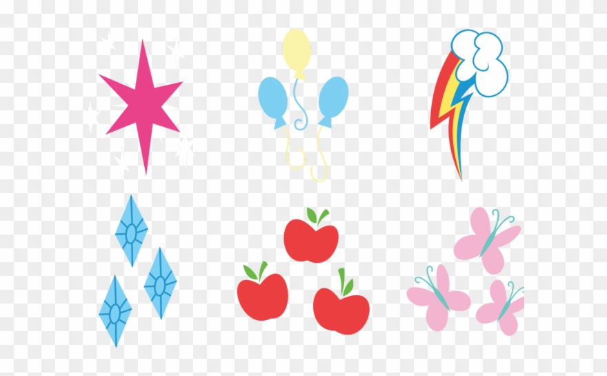 Sparkles Clipart - Rainbow Dash - Png Download