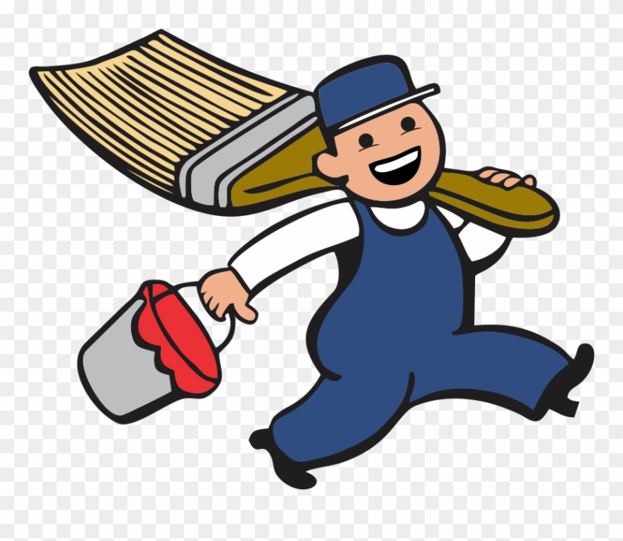 Roofing Clipart - Roof Painter Clipart - Png Download