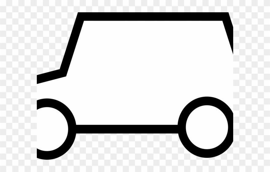 Vehicle Clipart Clip Art - Black And White Clipart Car - Png Download
