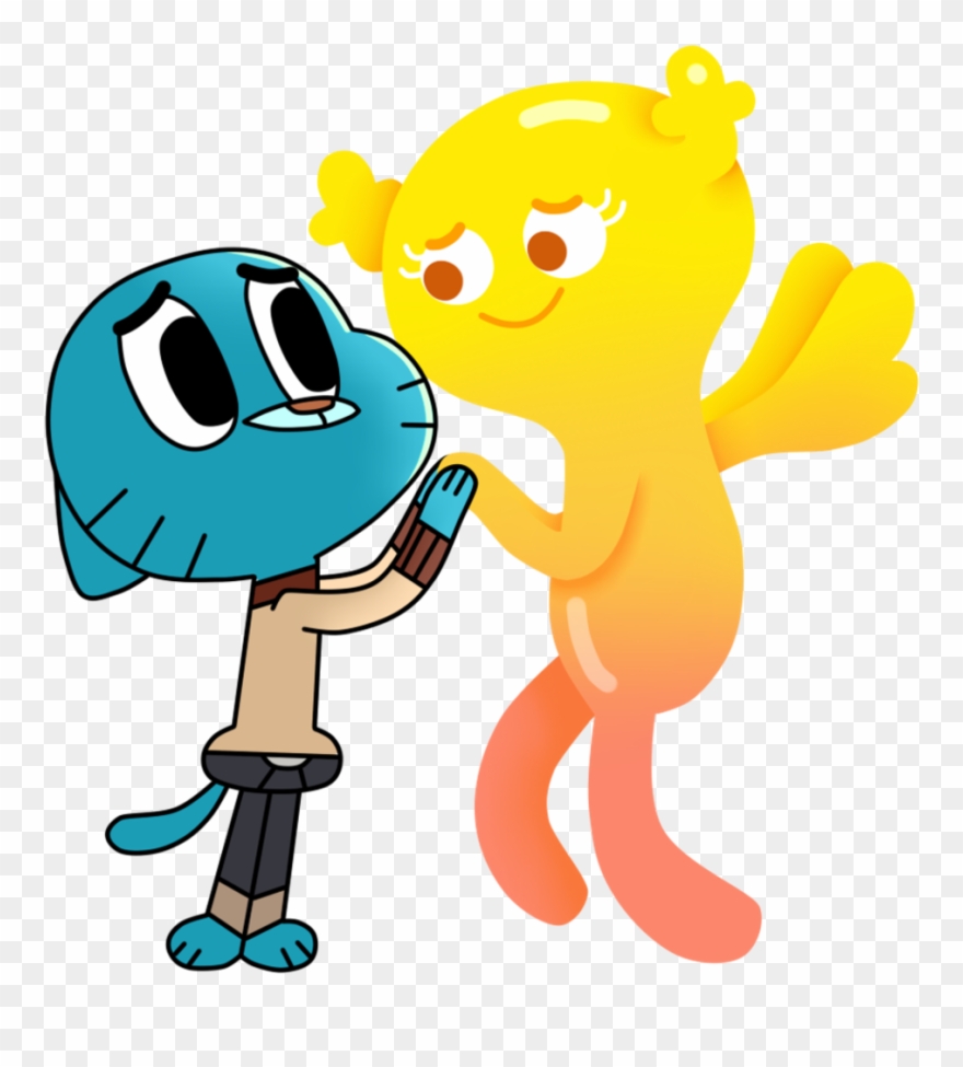 Gumball And Penny Penball Freetoedit - Penny And Gumball Fanart Clipart