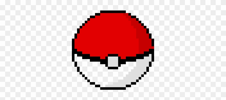 Pokeball - Minecraft Epic Pixel Art Clipart