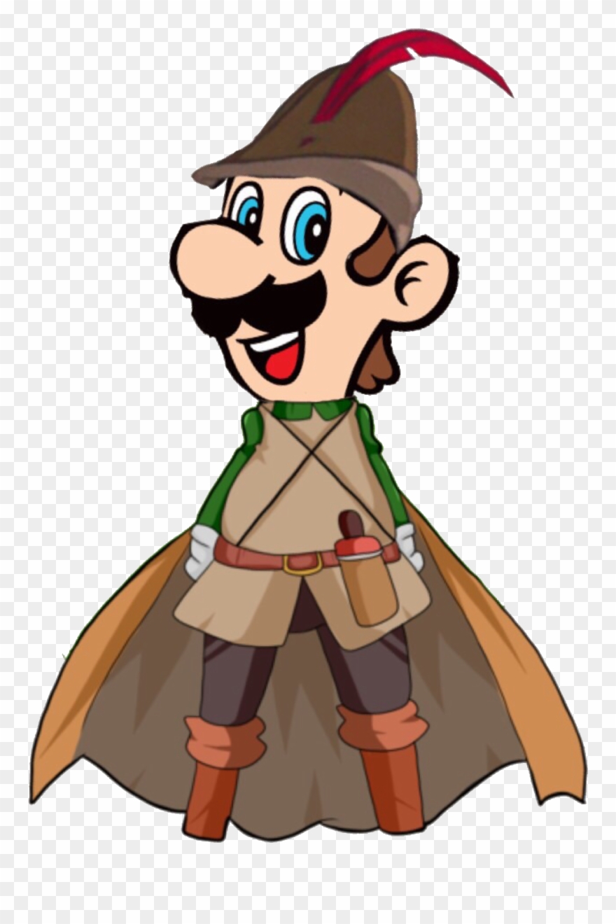 Luigi As Humbert The Huntsman Clipart