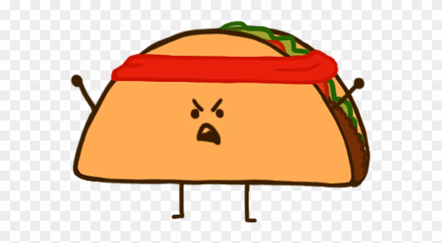 Sushi Clipart Pusheen - Angry Tacos - Png Download