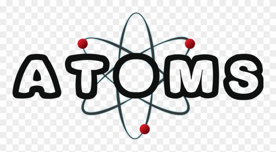 Atoms Logo Inverse - Atom Clipart
