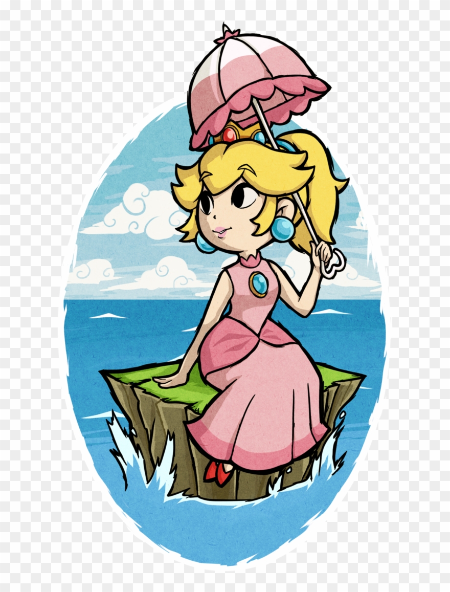 My Second Attempt At A "wind Waker Style" Princess - Super Mario Wind Waker Clipart