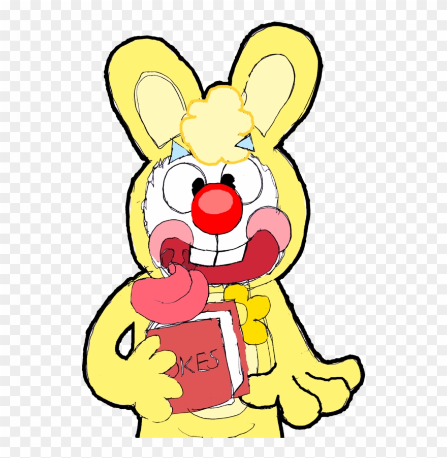 Cuddles As A Clown By Aygodeviant-d5vekh4 Clipart