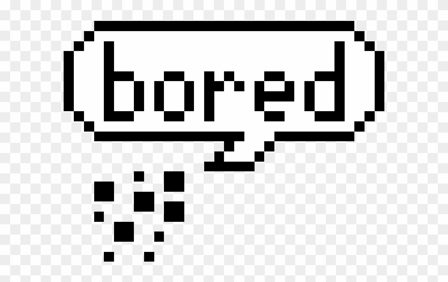 Bored Pixels Jam - Line Art Clipart