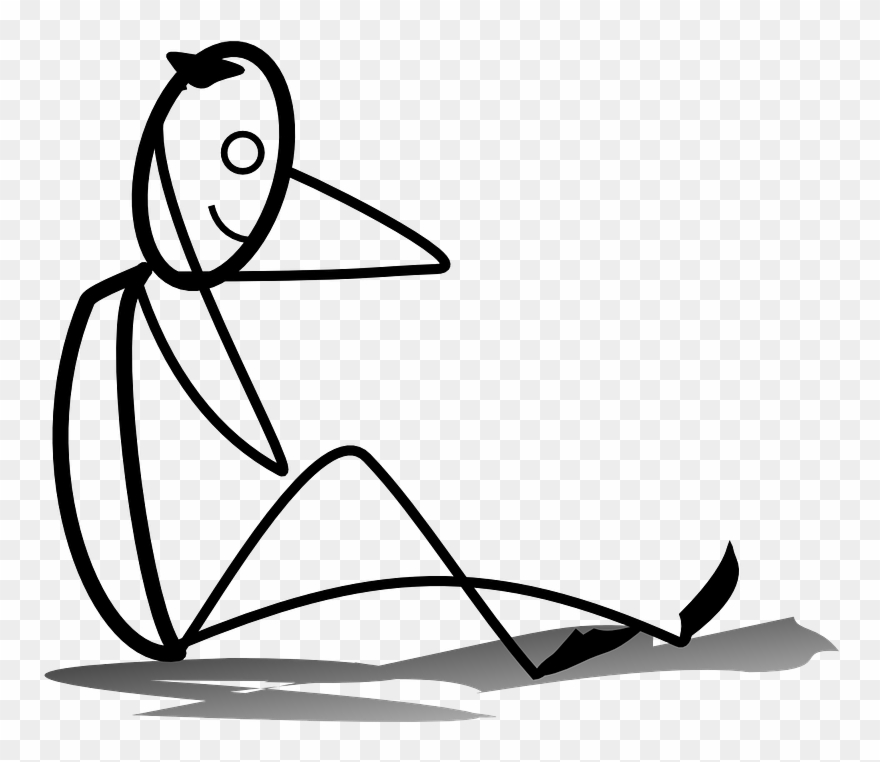 Bored Of Core Work Here's Four Unique Ab Exercises - Stick Figure Doing Sit Ups Clipart
