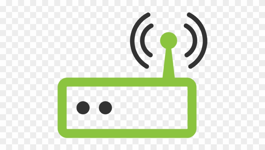 Remote Manager - Router Green Icon Png Clipart