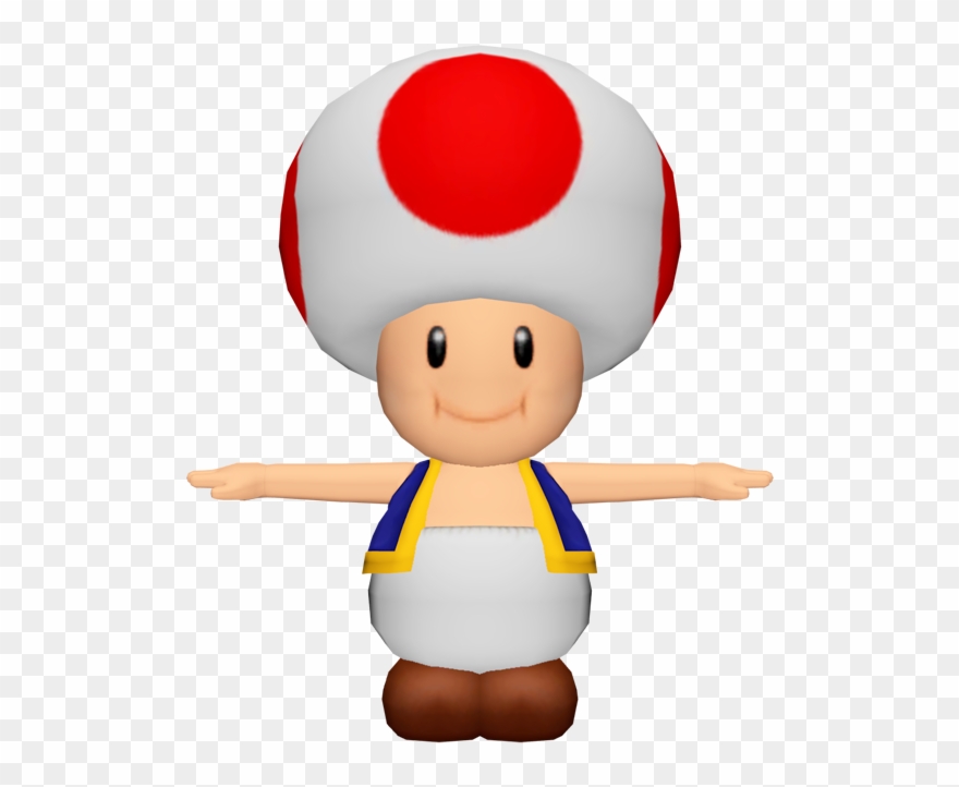 Download Zip Archive - Mario Kart 8 Toad Model Clipart