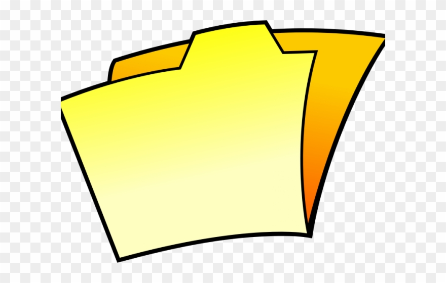 Folder Clipart Yellow Journalism - Archivo Dibujos - Png Download