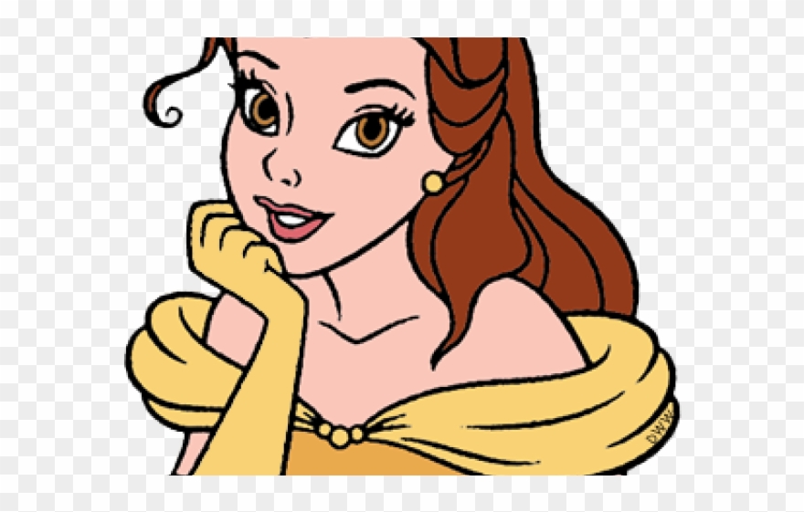 Princess Belle Face Clipart