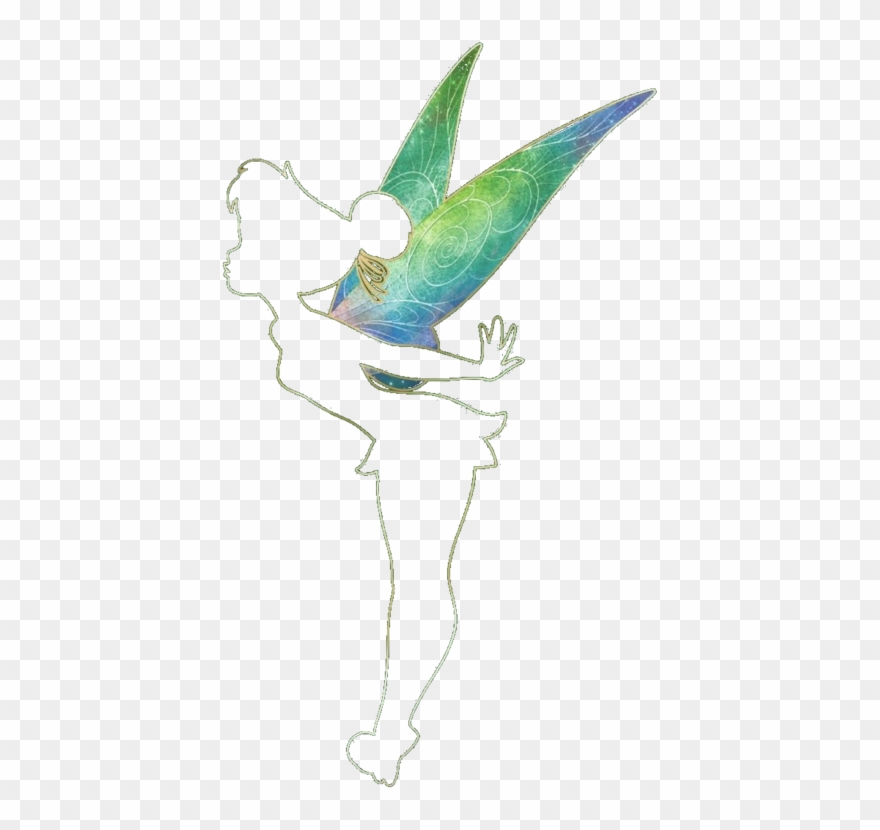 439 X 750 4 - Neverland Tinkerbell Drawing Clipart