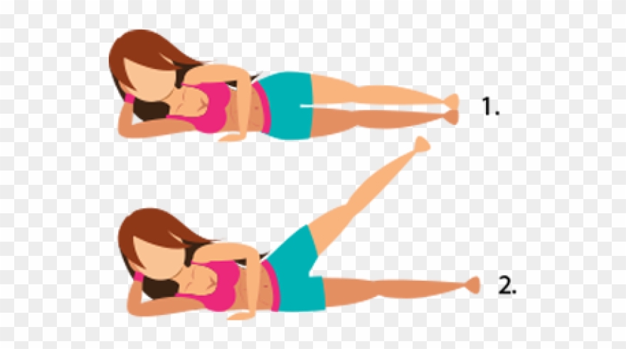 Planks Clipart Leg Raise - Png Download