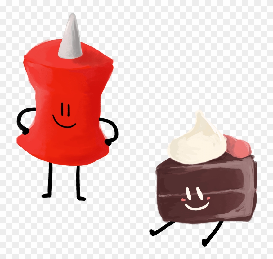 Bfb Bfdi Cake - Pin Bfb Clipart