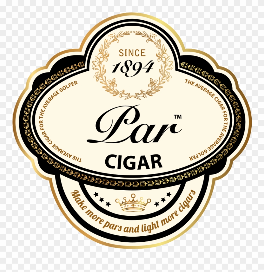 Par Cigar Label Icon - Emblem Clipart